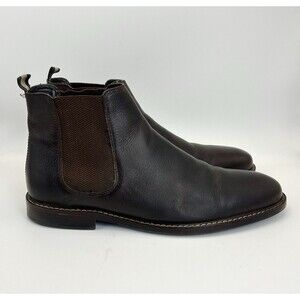 Crown Vintage Glory 2 Chelsea Boots Mens Sz 12M Dark Brown Leather Casual Boots